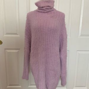 Lavender sweater dress FASHION NOVA